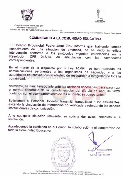 comunicado oficial