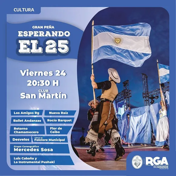 El próximo viernes se realizará la “Gran peña Folklórica Esperando el 25” (2)