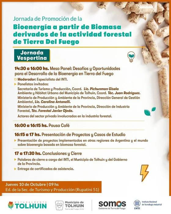 Tolhuin se prepara para la Jornada de Promoción de la Bioenergía a partir de Biomasa (3)