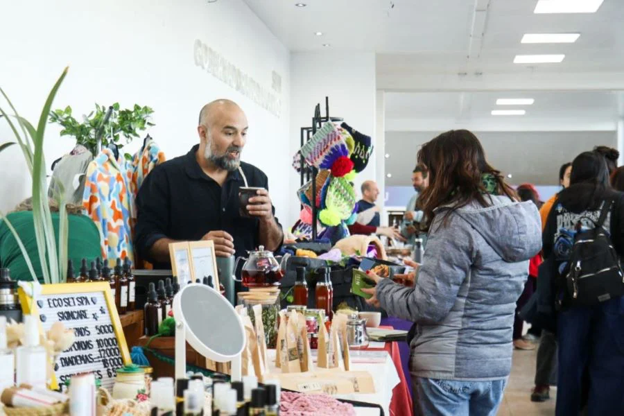Emprendedores locales en el Festi Vegano