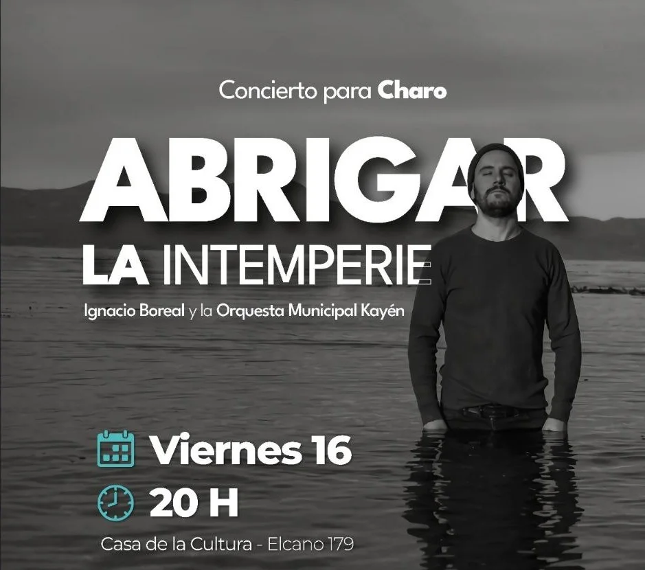 Ignacio Boreal y la Orquesta Municipal Kayén presentarán “Abrigar la intemperie”