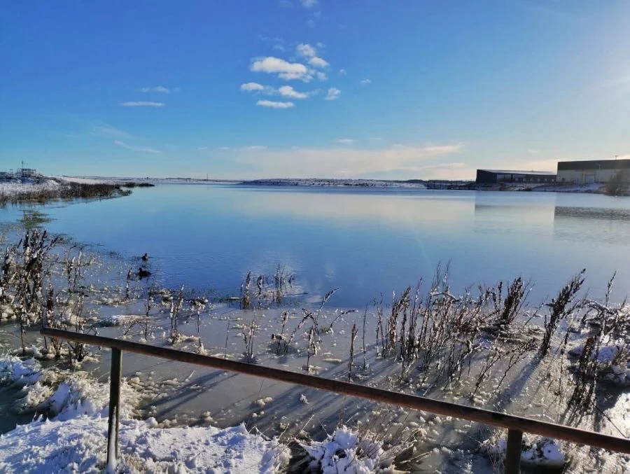 Comenzó a deshielarse la Laguna de los Patos por lo que piden no ingresar