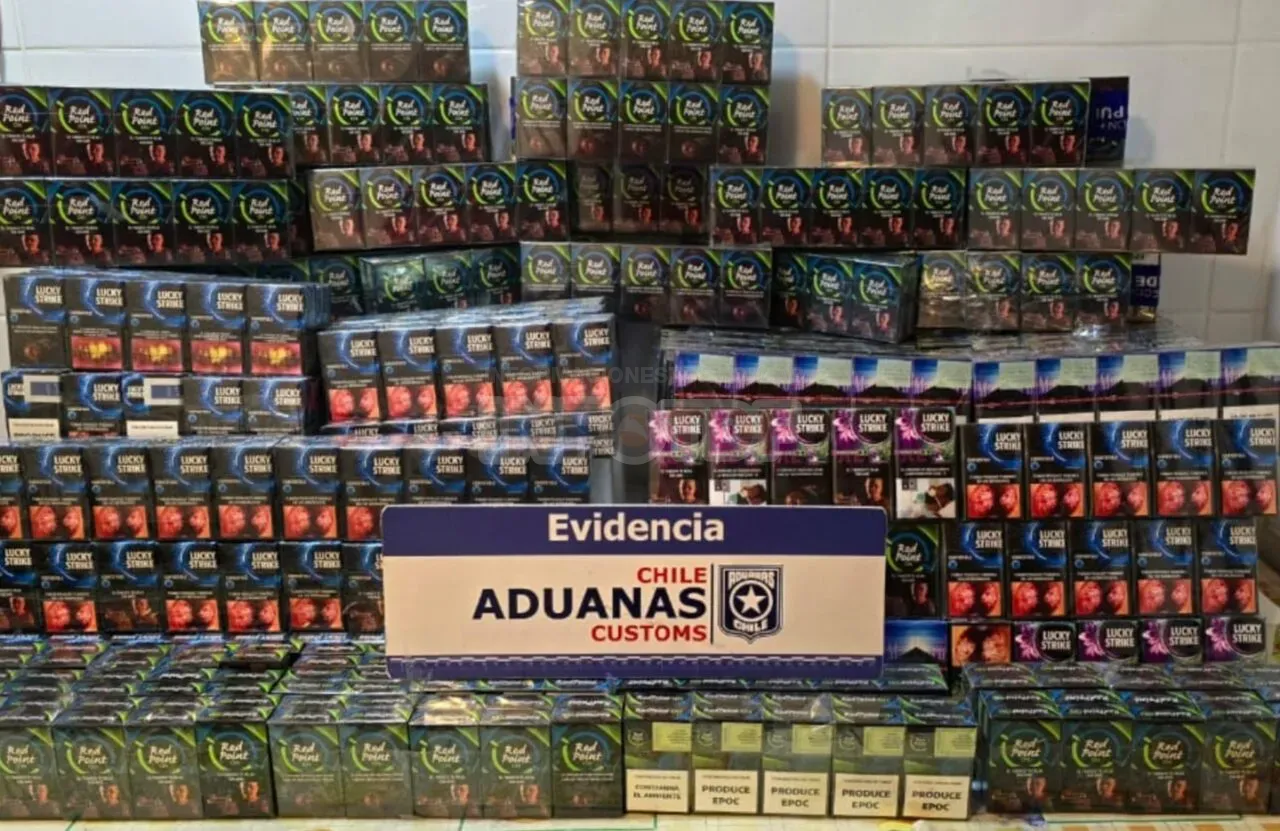 Aduana chilena detectó un contrabando de cigarrillos proveniente de Río Grande  (1)
