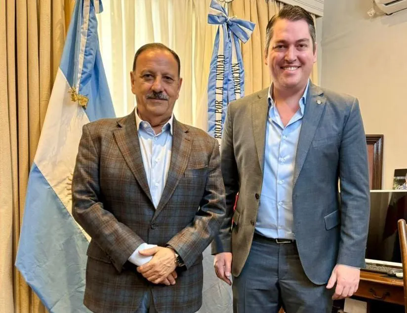 Martín Perez se reunió con el gobernador de La Rioja, Ricardo Quintela