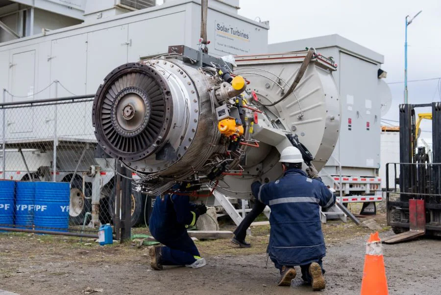 Finalizó el mantenimiento de la turbina Taurus