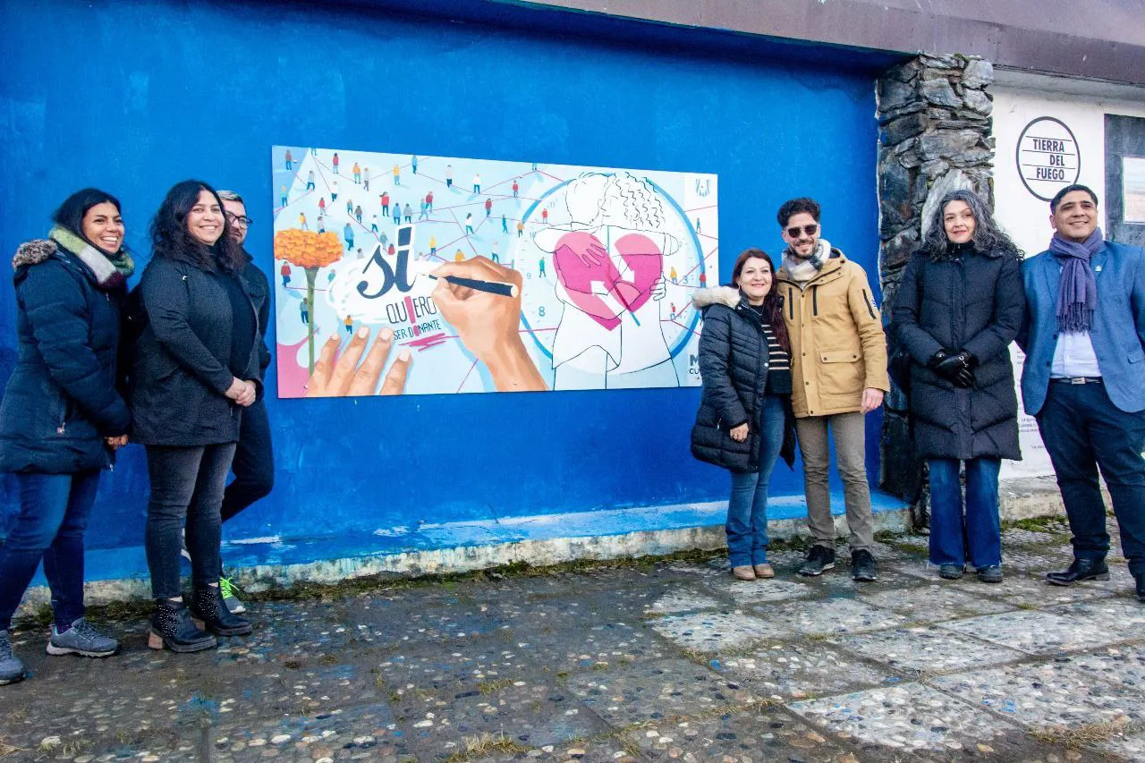 Se presentó el mural por el “Día Nacional del Donante de Órganos y Tejidos” 2
