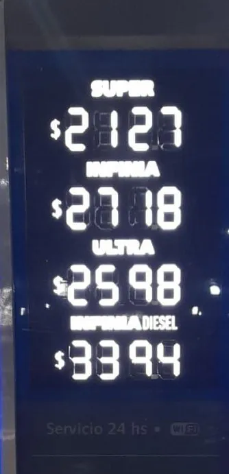 YPF incrementó por segunda vez en el mes el valor de todos sus combustibles 2
