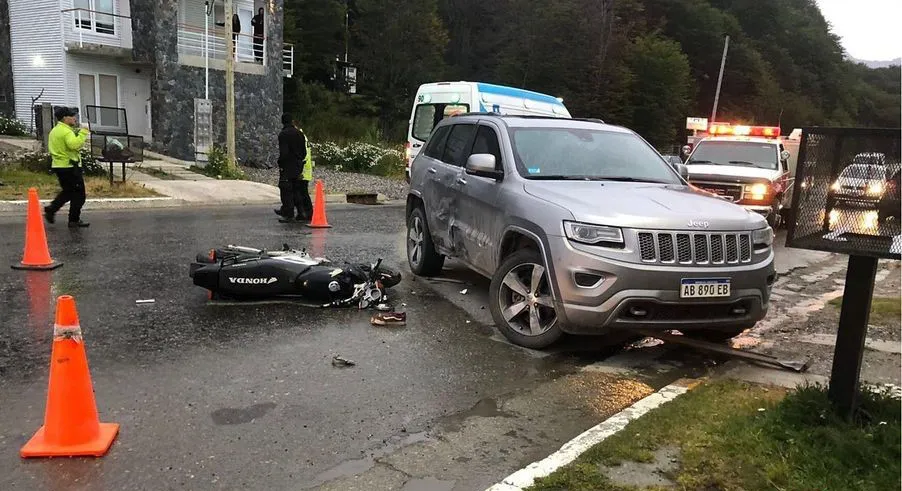 Falleció el joven motociclista involucrado en un choque en la ciudad de Ushuaia