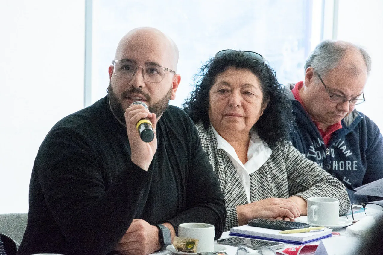 Directivos de colegios secundarios se reunieron con el intendente Martín Perez (2)