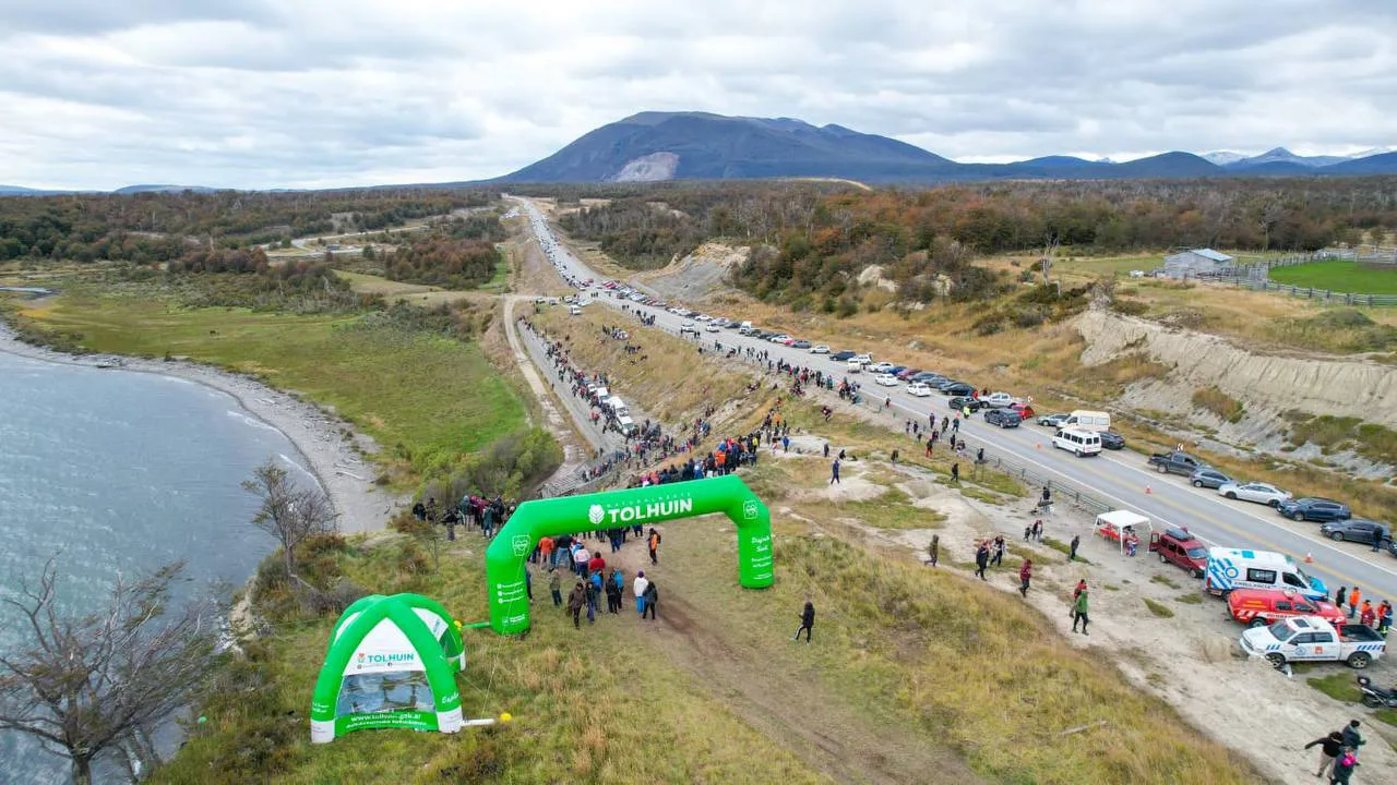 El municipio de Tolhuin acompañó el operativo de seguridad de la Vuelta a la TDF