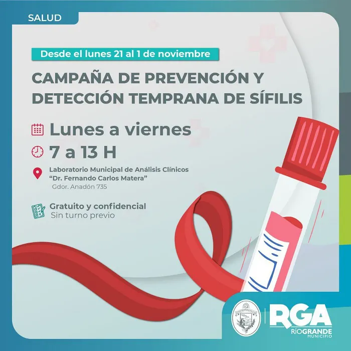 Continúa la campaña de prevención y detección temprana de Sífilis en Río Grande (2)