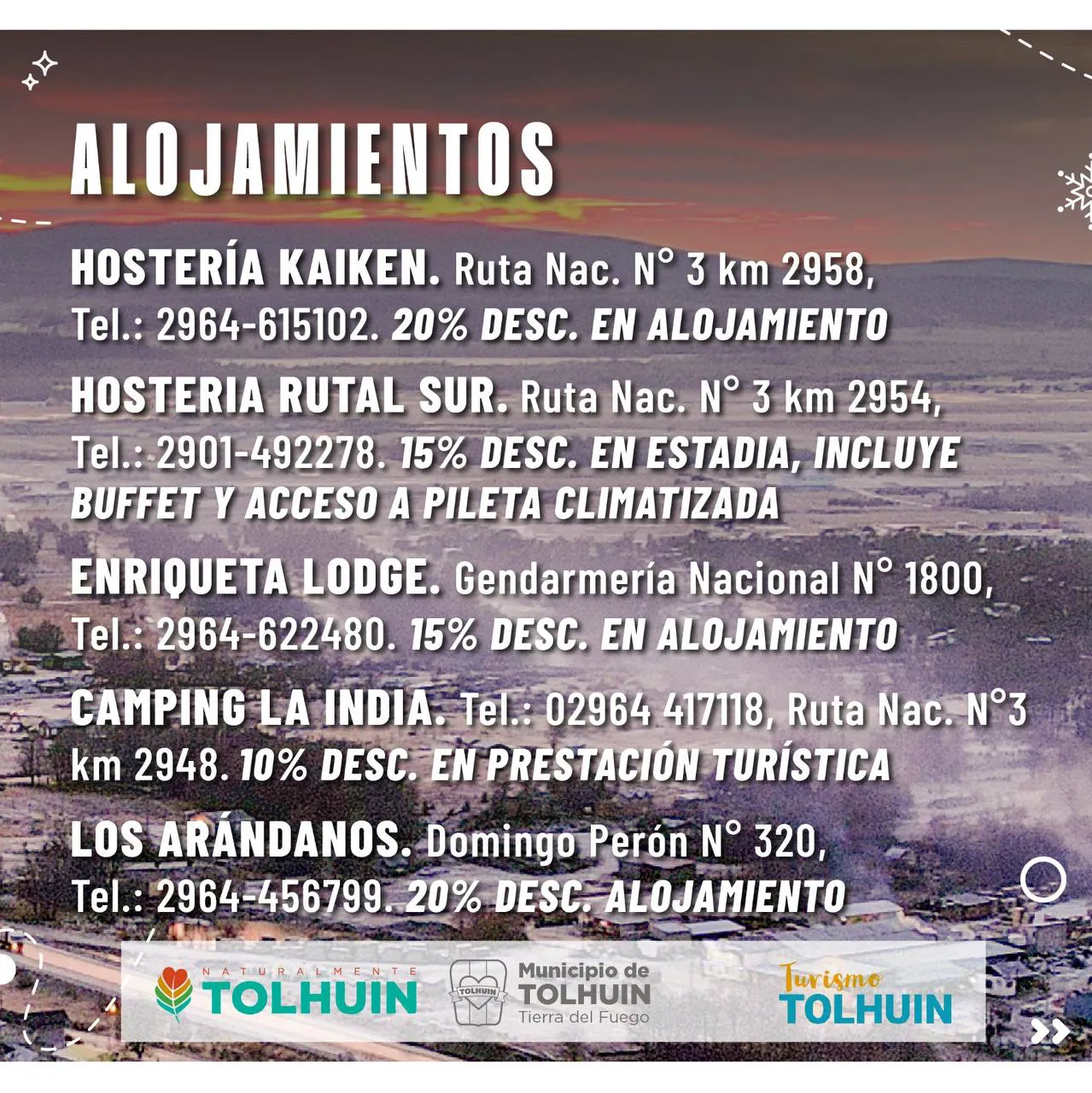 Con descuentos de hasta un 50% se lanzó el programa “Invierno con Vos” en Tolhuin (4)