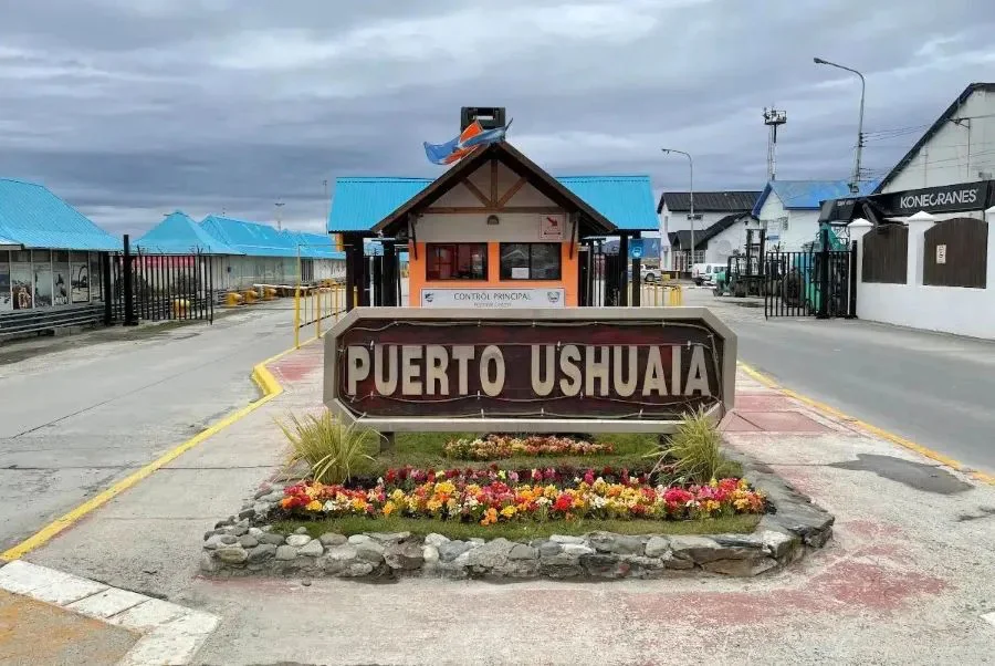 Puerto de la ciudad de Ushuaia