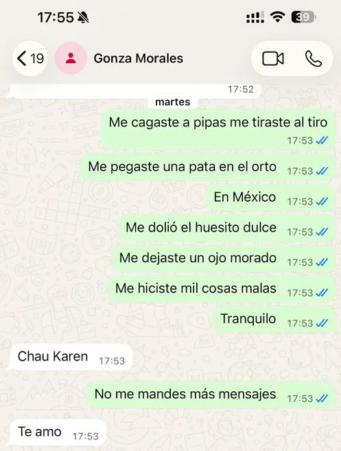 Chats publicados en Instagram