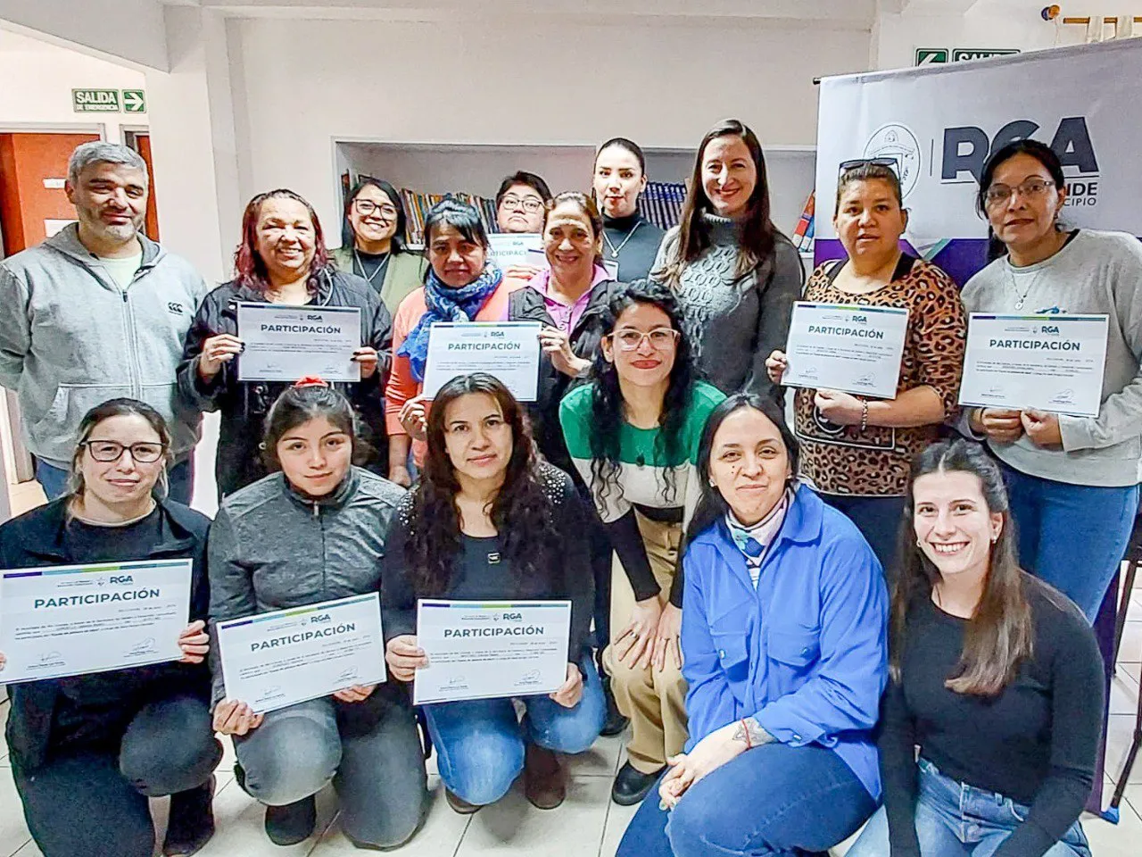 Finalizó el primer taller de pintura de obra “Mujeres Construyendo Futuro”