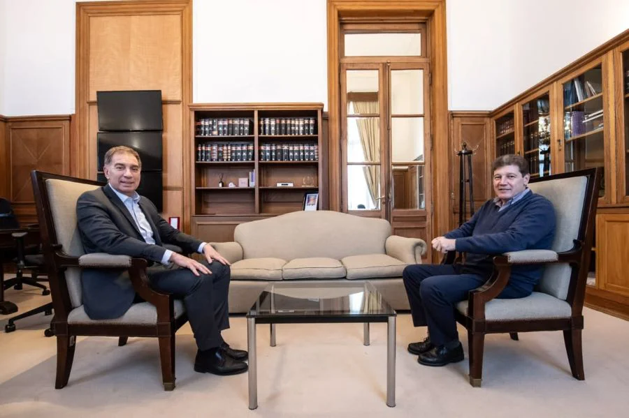 Melella se reunió con el ministro del Interior Diego Santilli