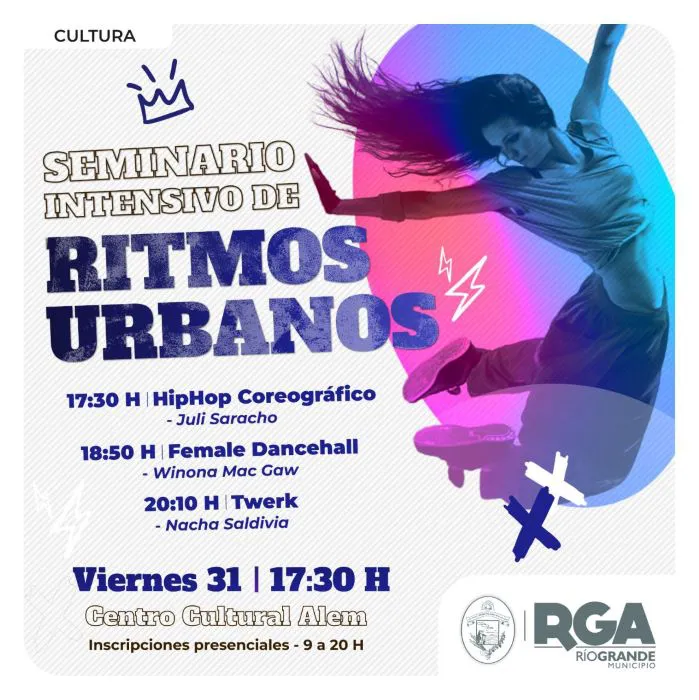 Este viernes se realizará la 2ª edición del “Seminario Intensivo de Ritmos Urbanos” 2