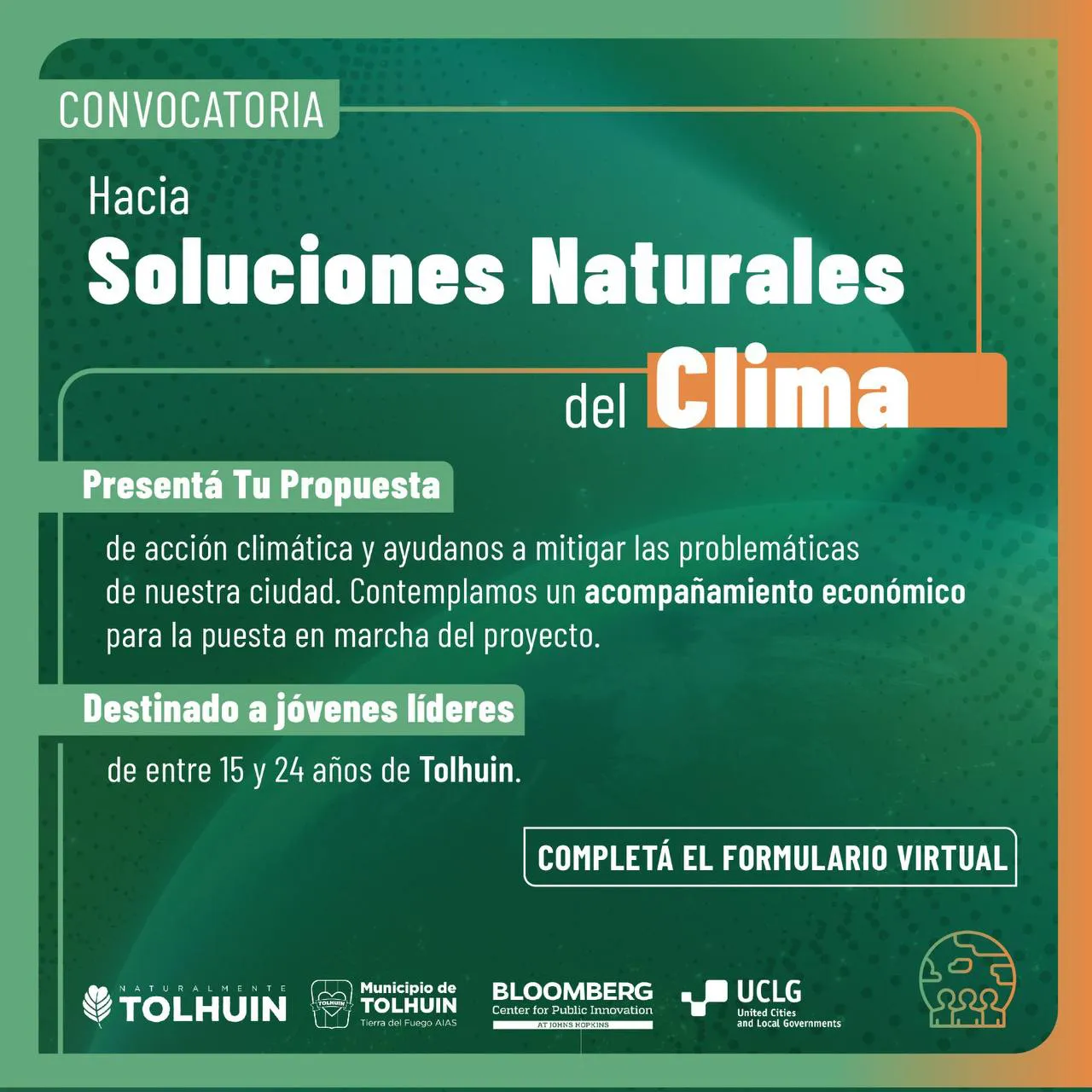 Se abre la convocatoria en Tolhuin al programa “Hacia Soluciones Naturales del Clima”