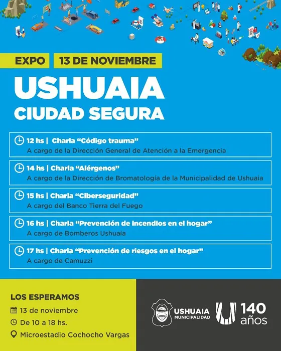 Este miércoles y jueves se realizará la 1° “Expo Ushuaia Ciudad Segura” (2)