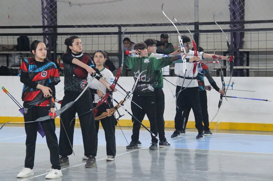 Se jugaron las finales en Tiro con Arco Sub16 de los Juegos Fueguinos  (1)