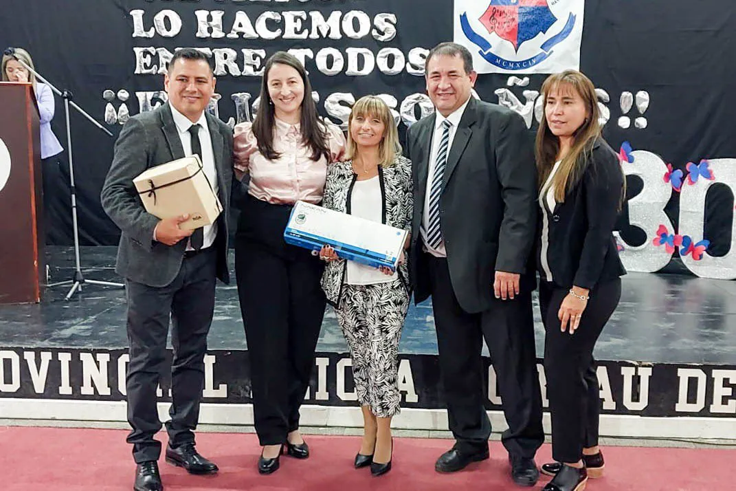 El municipio acompañó el acto por el 30° aniversario del colegio Alicia M. de Justo