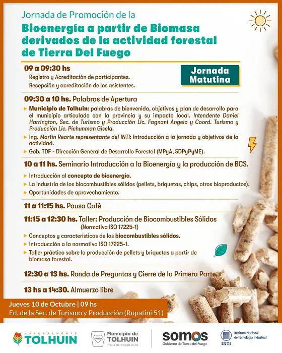Tolhuin se prepara para la Jornada de Promoción de la Bioenergía a partir de Biomasa (2)