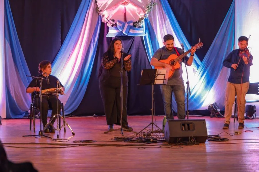 Artistas musicales participaron de la peña