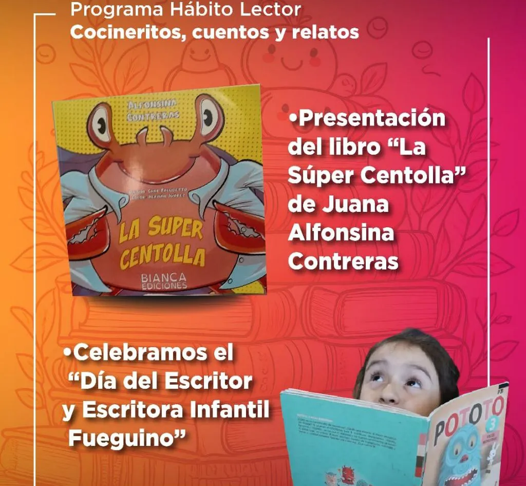 Se presentará este sábado el libro “La Súper Centolla” en la Escuela “Sarmiento”