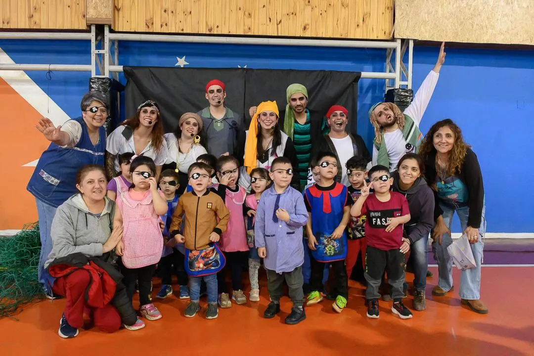 Niños de jardines de infantes disfrutaron de la obra “En busca del Tesoro Perdido” (3)