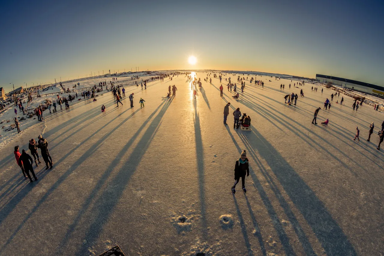 Habilitan la “Laguna de los Patos” para realizar actividades recreativas invernales