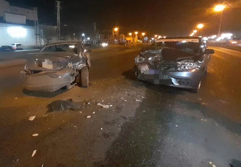 Conductora alcoholizada protagonizó un triple choque frente al puente peatonal (1)