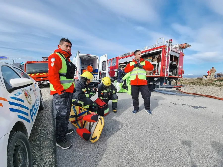 Se desarrolló una capacitación y simulacro de accidentes y respuesta en emergencias (2)