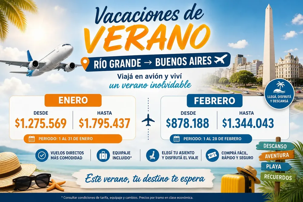 viaje verano avion