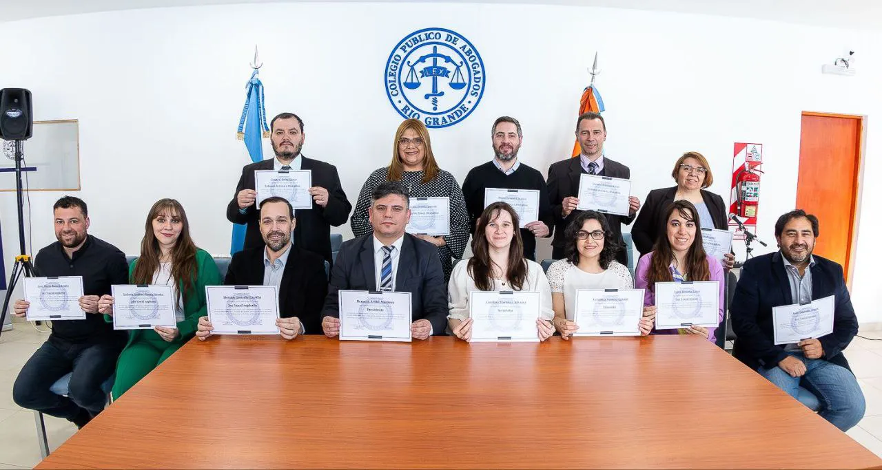 Se proclamaron las autoridades electas del Colegio de Abogados de Río Grande