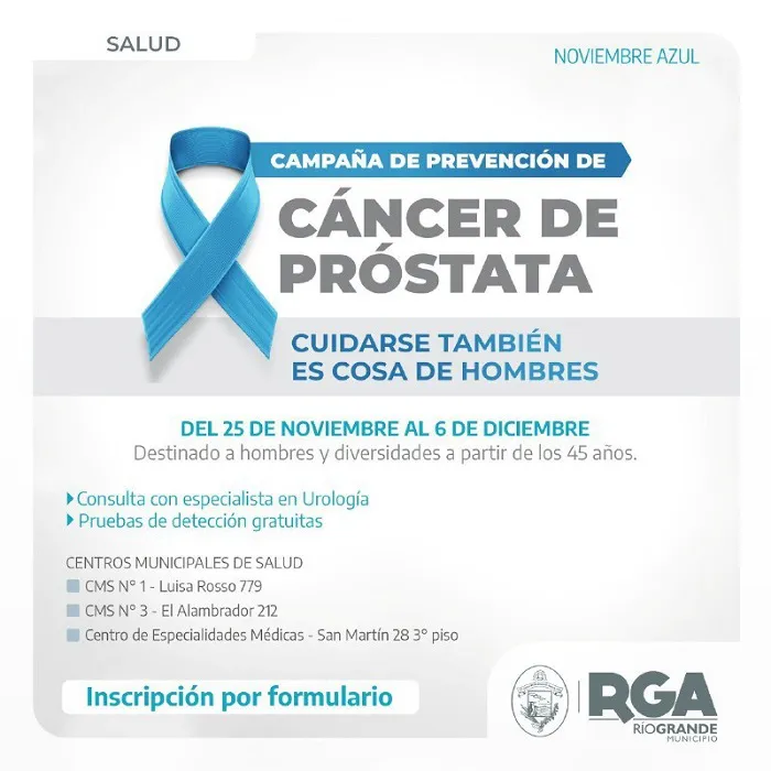 Continúa en los centros de salud la campaña de prevención de cáncer de Próstata