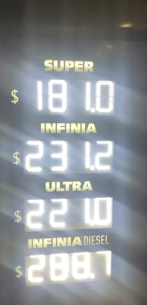 YPF incrementó desde este sábado el valor de todos sus combustibles un 4.5% 2