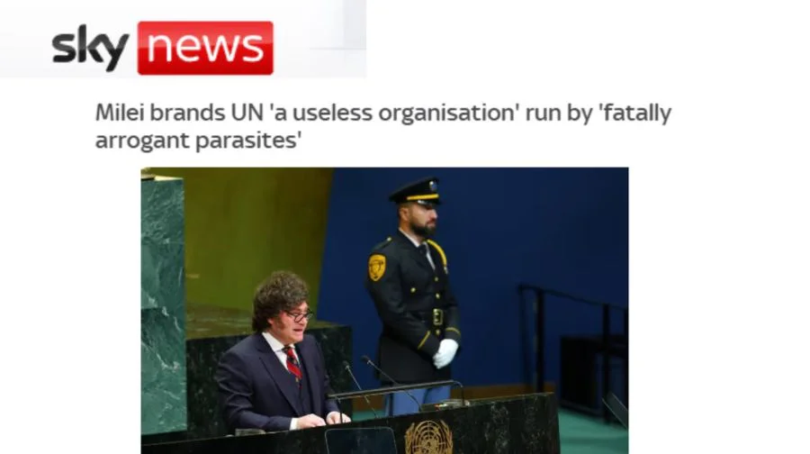 Sky News puso el foco en el reclamo por Malvinas