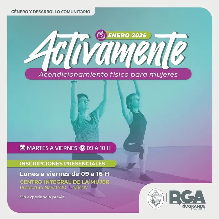 Se dictarán diversas actividades recreativas en el Centro Integral de la Mujer  2