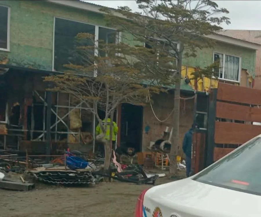 Una vivienda se incendió en Ushuaia dejando importantes pérdidas