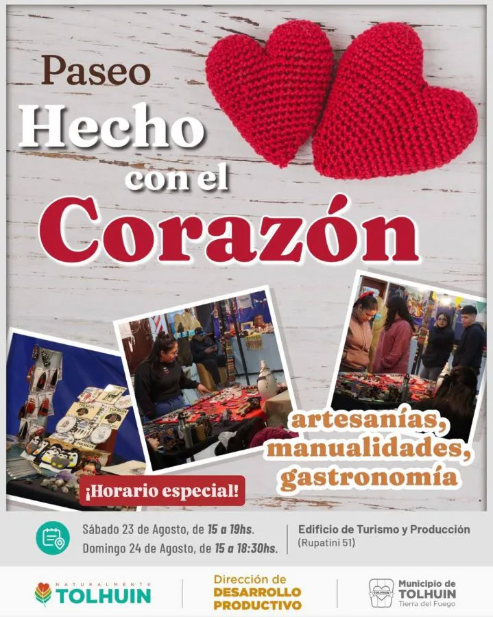 Paseo “Hecho con el Corazón” con horario especial este fin de semana en Tolhuin (2)