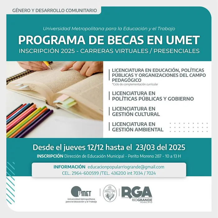 Inscripciones para obtener becas de la Universidad para la Educación y el Trabajo  (2)