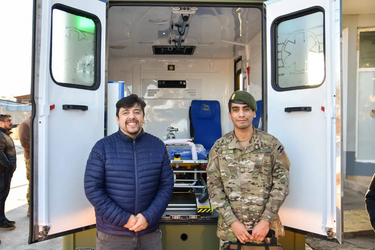 El Ejército Argentino fortalece el trabajo junto al municipio de Tolhuin en Salud  (2)