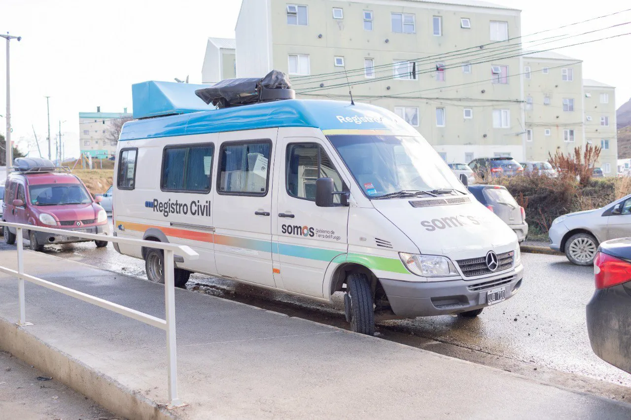 Regresa a la ciudad de Ushuaia el Registro Civil Móvil para realizar trámites