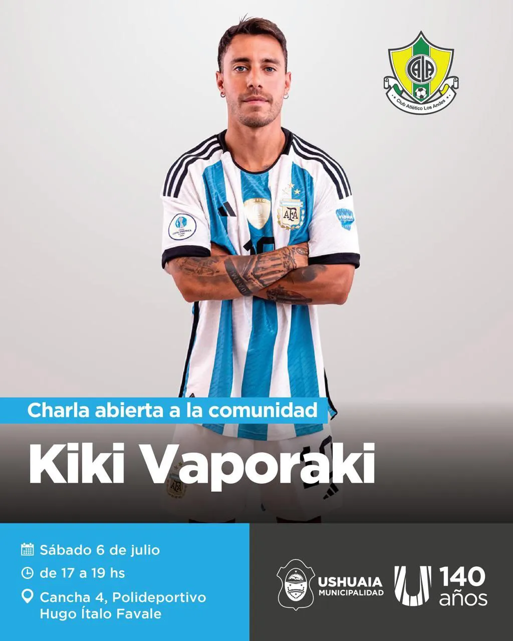 Los deportistas Valentín Garay y “Kiki” Vaporaki darán una charla abierta en Ushuaia (2)