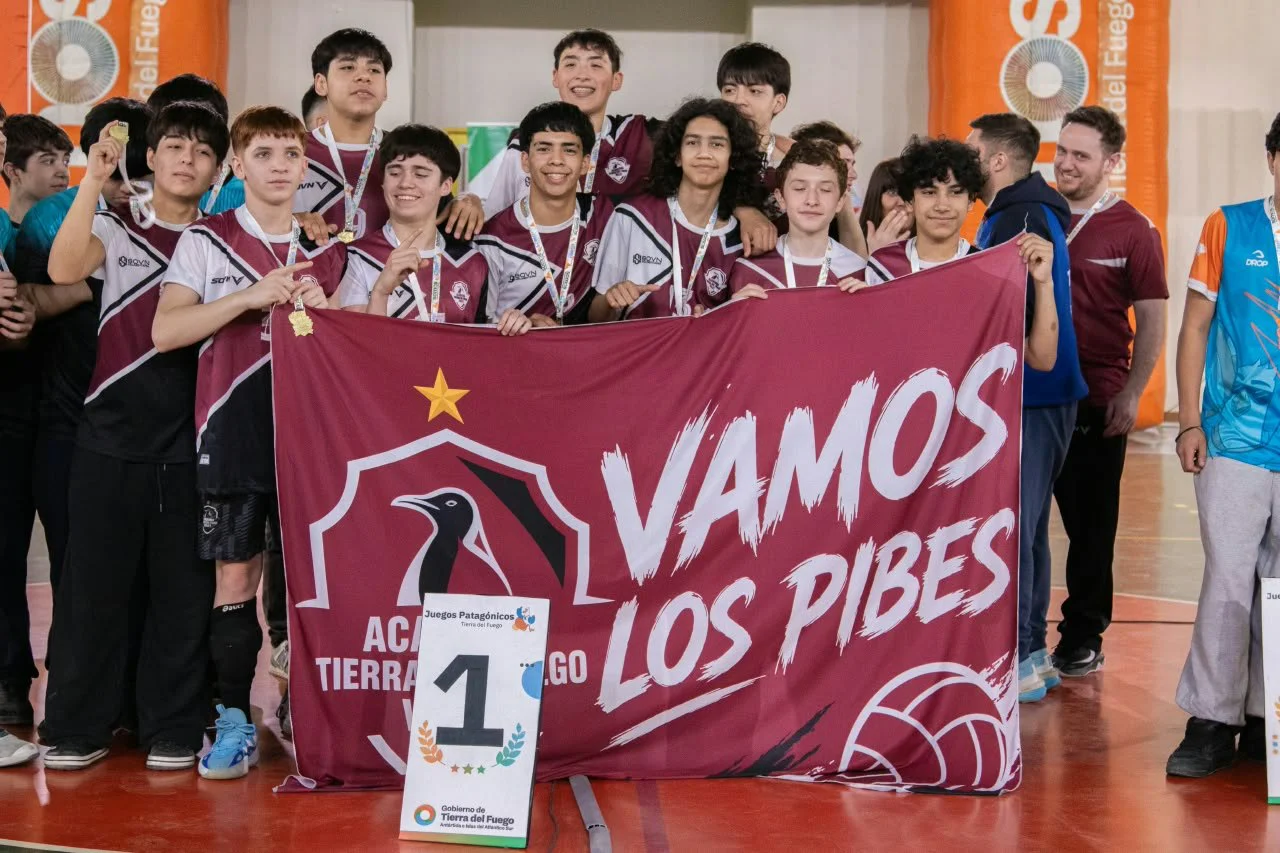 Academia TDF Vóley gritó campeón provincial en los Juegos Fueguinos