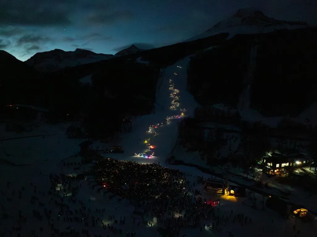 Con un lleno total en el Cerro Castor se realizó la Fiesta Nacional del Invierno (2)