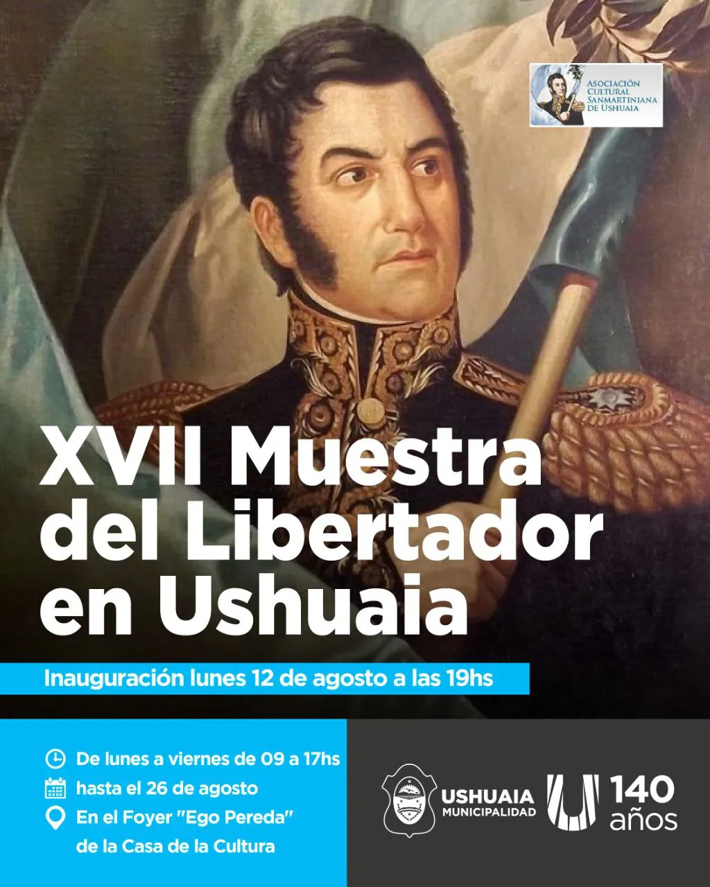 Desde este lunes abre sus puertas la “XVII Muestra del Libertador en Ushuaia” (2)