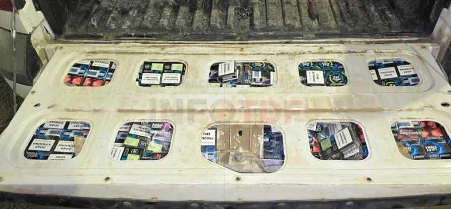 Aduana chilena detectó un contrabando de cigarrillos proveniente de Río Grande  (4)