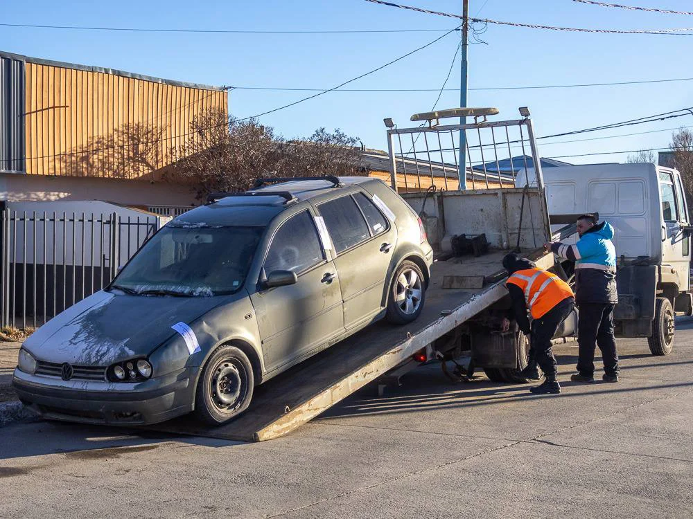 Secuestro de vehículos abandonados