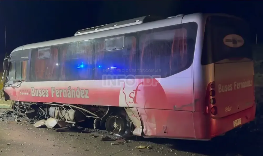 Conductor fueguino falleció al chocar frontalmente contra un colectivo en Chile (5)